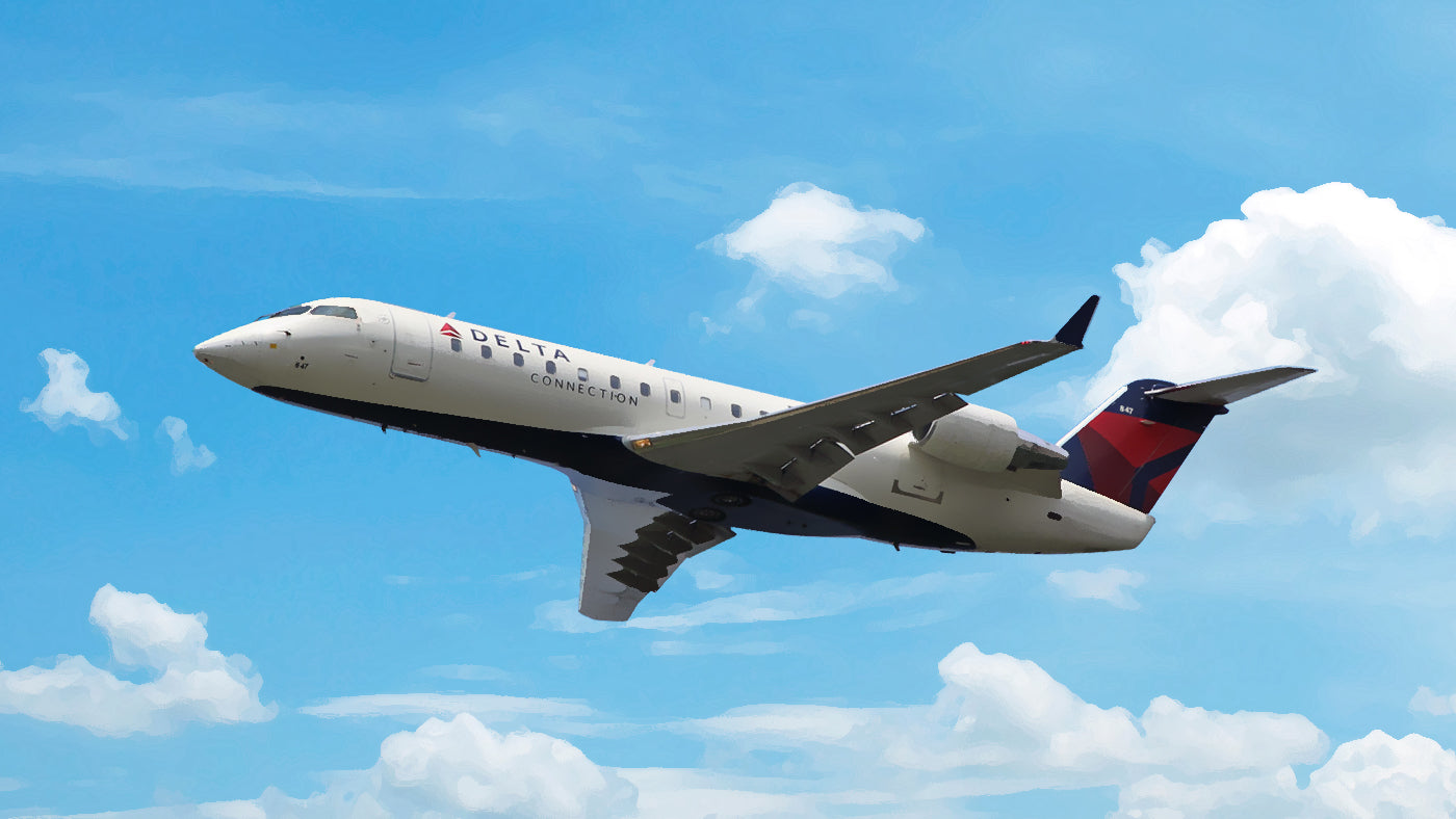 CRJ 200: Delta’s Reliable Regional Jet – MotoArt PlaneTags