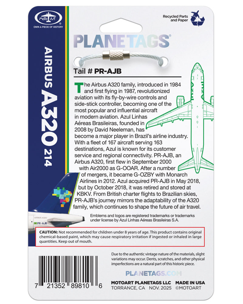 Azul Airlines® A320 PR-AJB
