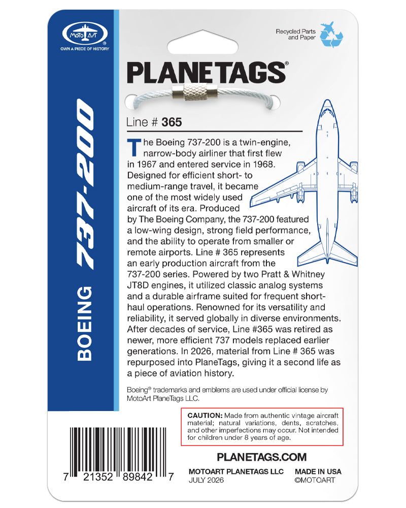 Boeing® 737 LINE # 365