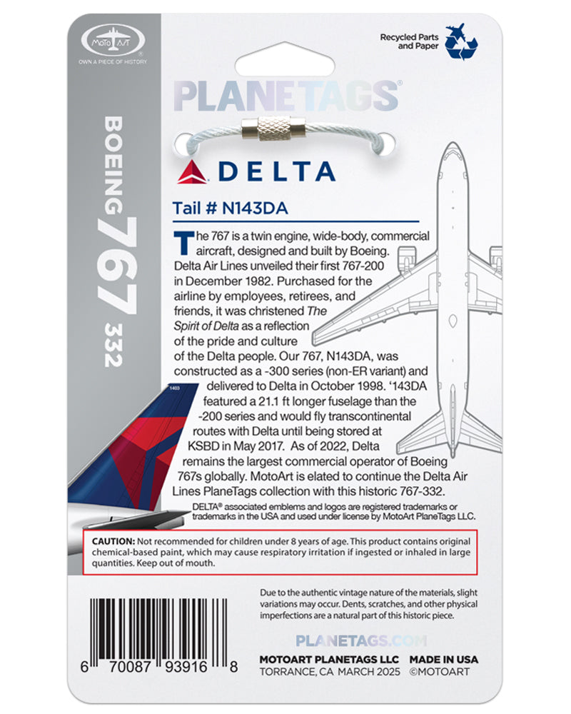 DELTA®- Boeing 767-332-N143DA