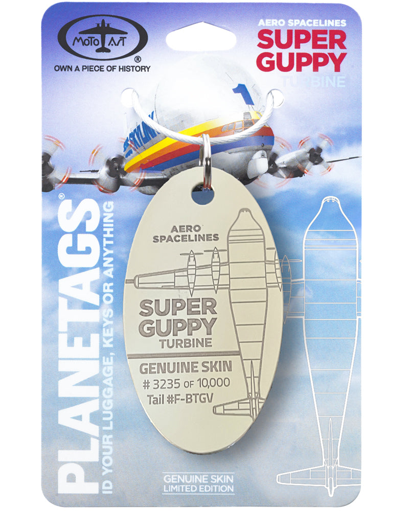 Super Guppy Turbine - PLANETAGS TAIL #F-BTGV