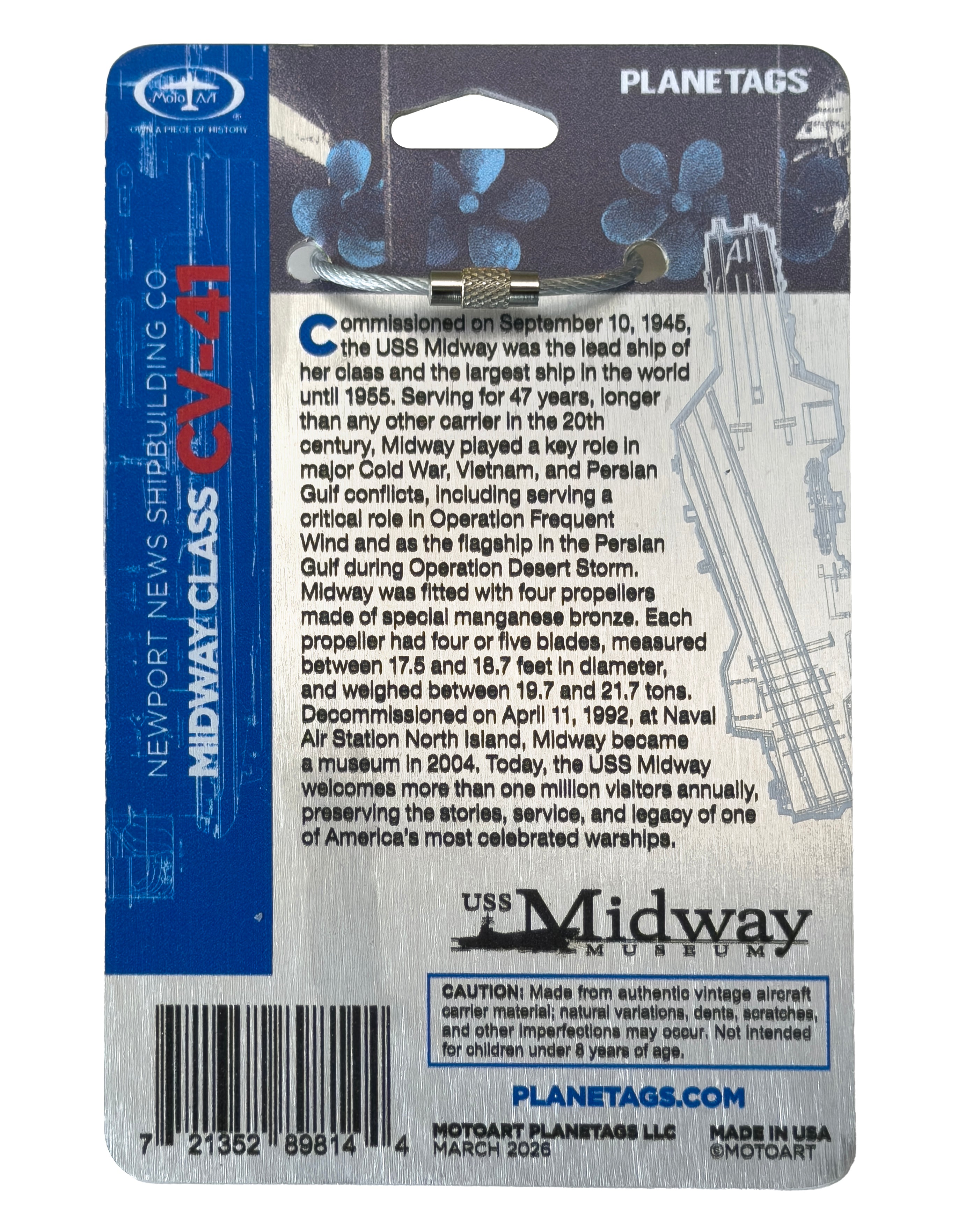 USS MIDWAY-Propeller