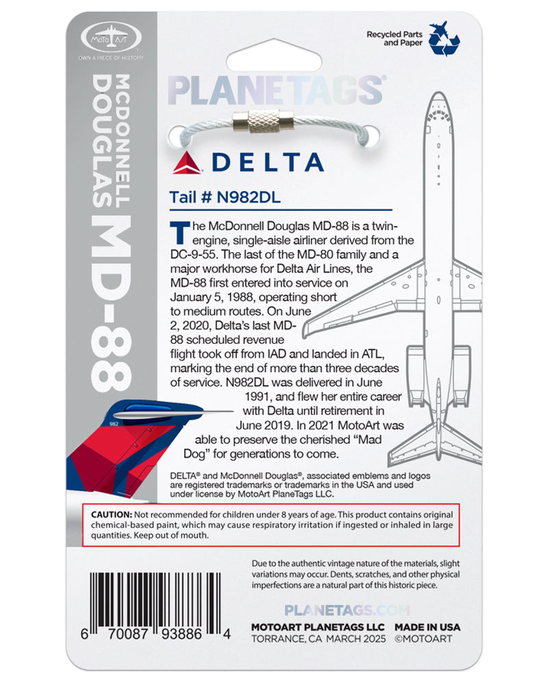DELTA®- MD-88 N982DL