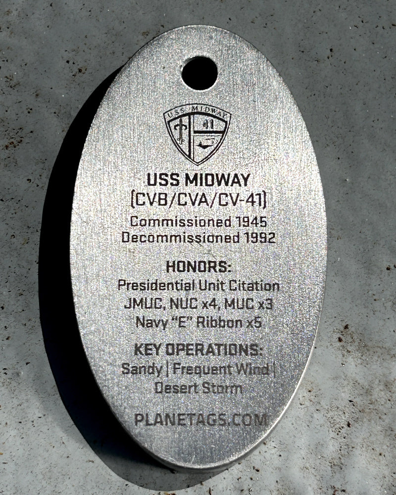 USS MIDWAY-Rudder