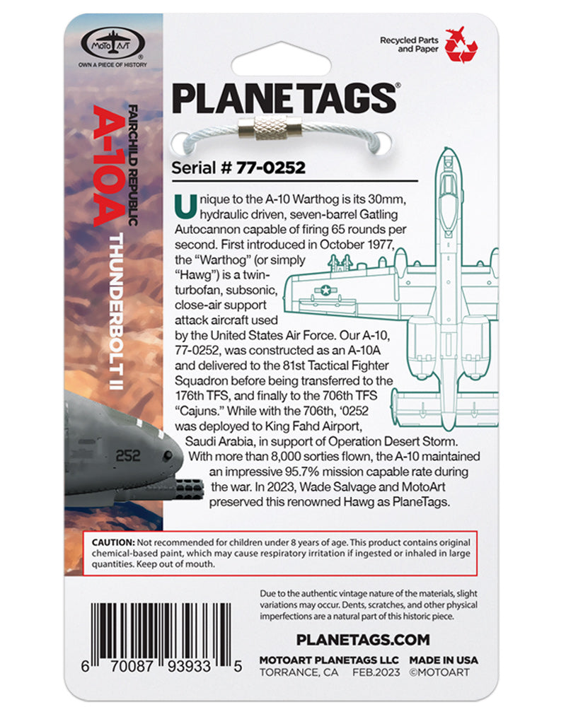 A-10A サンダーボルト II 77-0252