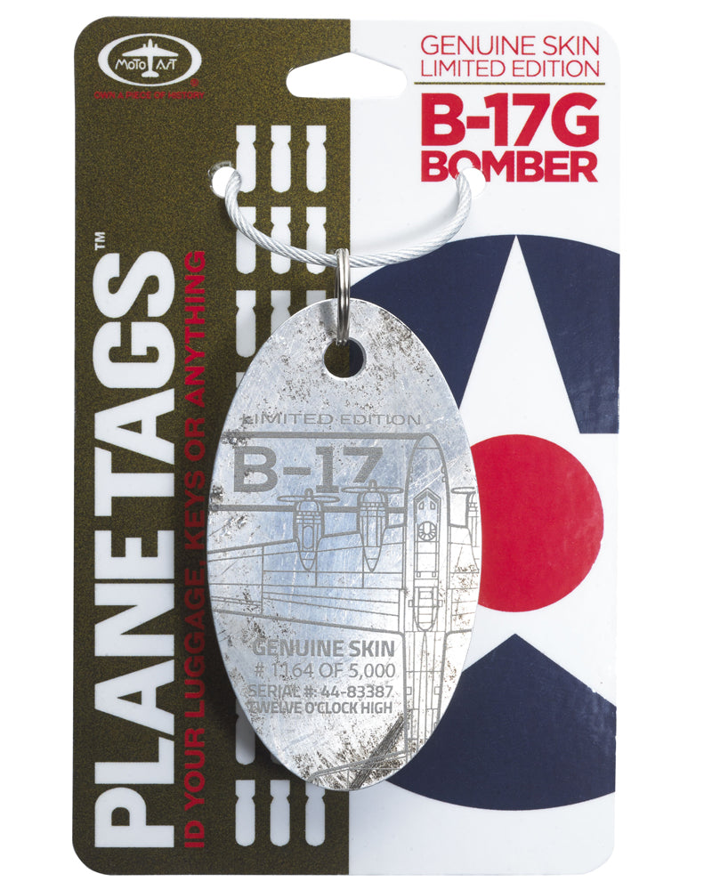 B-17G Bomber PlaneTag Serial# 44-83387