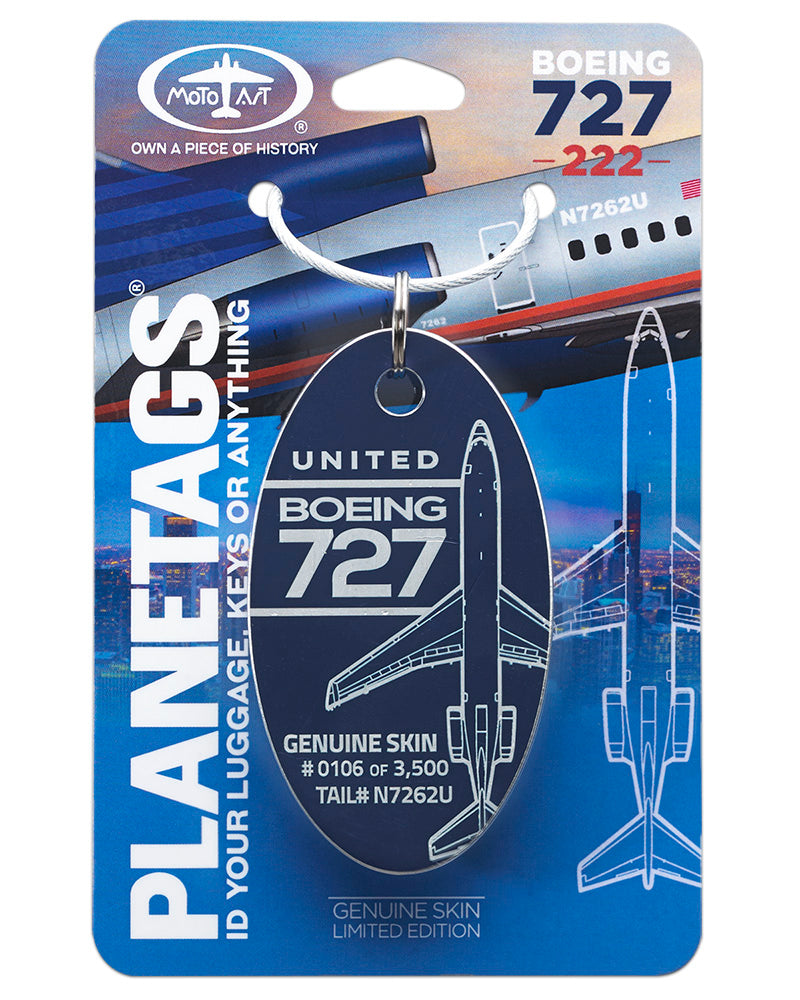 Boeing 727-222 - PLANETAGS TAIL # N7262U