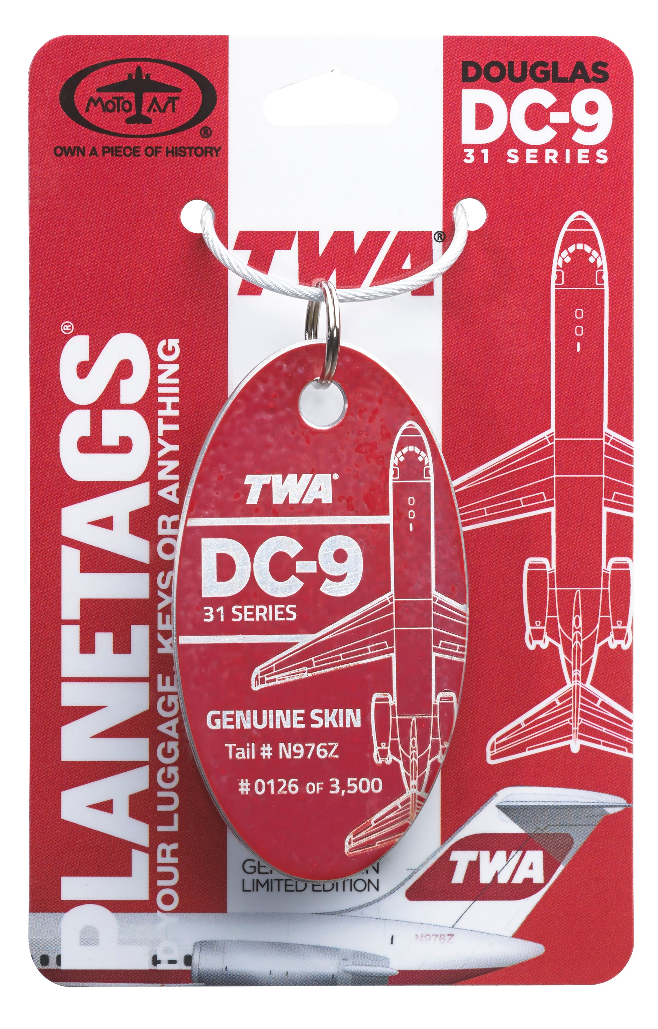 TWA®️- DC-9-31 Tail # N976Z