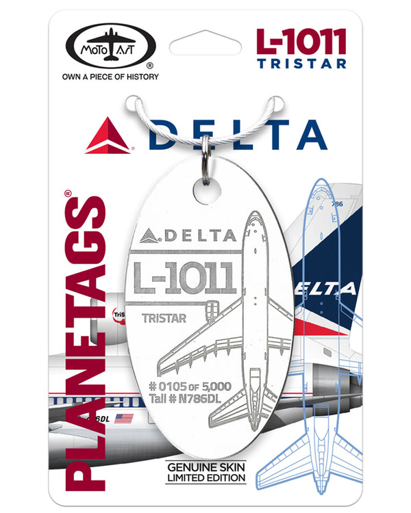 DELTA®- L-1011 TRISTAR- N786DL - MotoArt PlaneTags