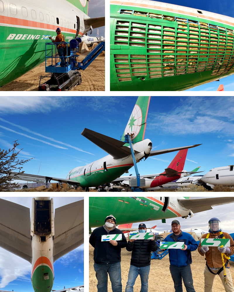 Custom EVA Boeing 747-400 - PLANETAGS TAIL #B-16462