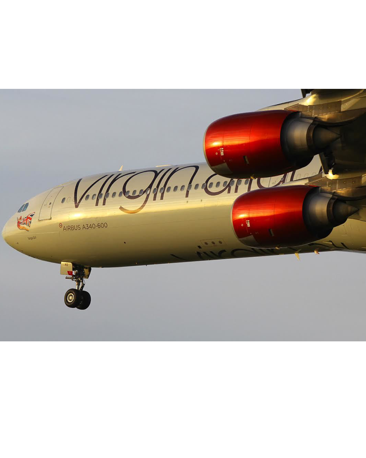 Varga Girl A340 PlaneTag