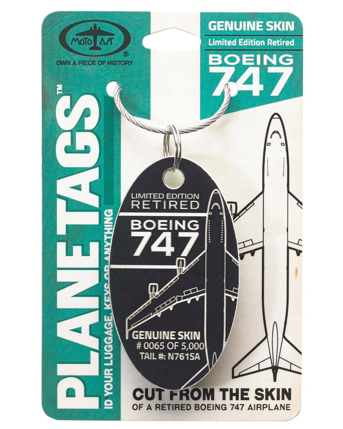 Boeing 747 PlaneTag Tail# N761SA | PlaneTags™ – MotoArt PlaneTags Boeing 747 PlaneTag Tail# N761SA | PlaneTags™ – MotoArt PlaneTags