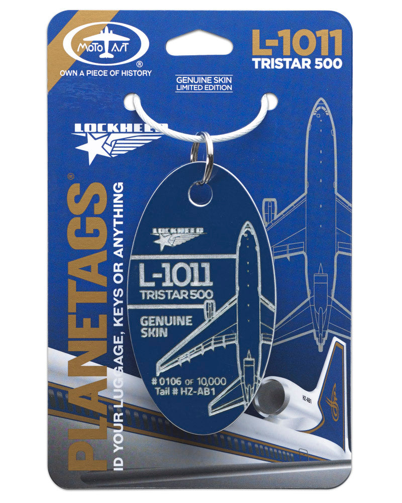 L-1011 TRISTAR 500 - PLANETAGS TAIL #HZ-AB1