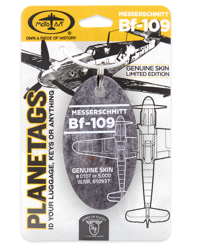 カスタム メッサーシュミット - Bf 109 PLANETAG TAIL W.NR. 610937