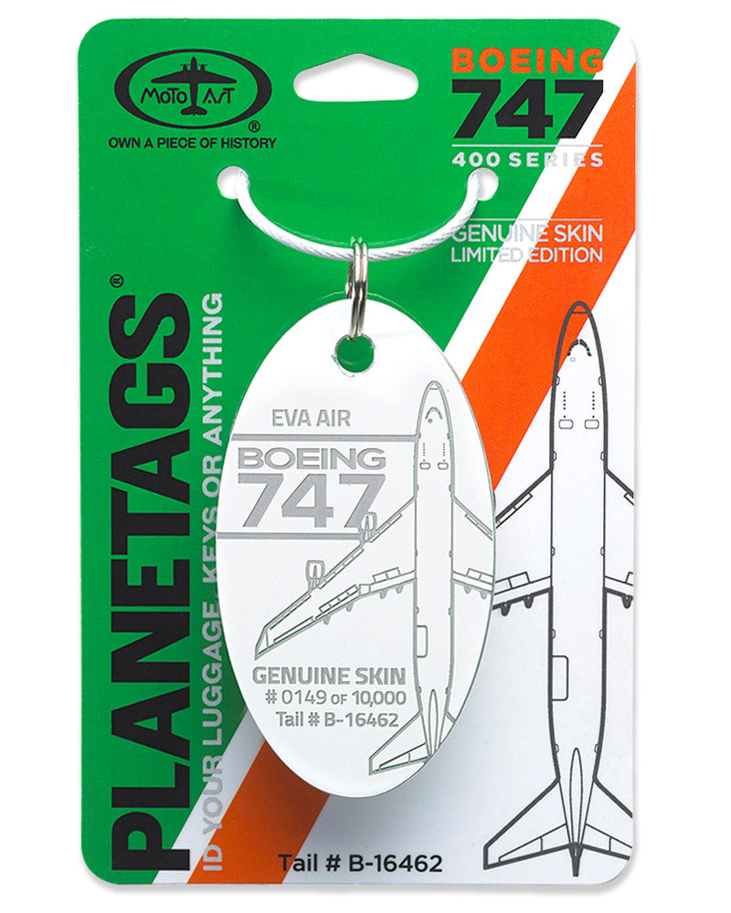 Custom EVA Boeing 747-400 - PLANETAGS TAIL #B-16462