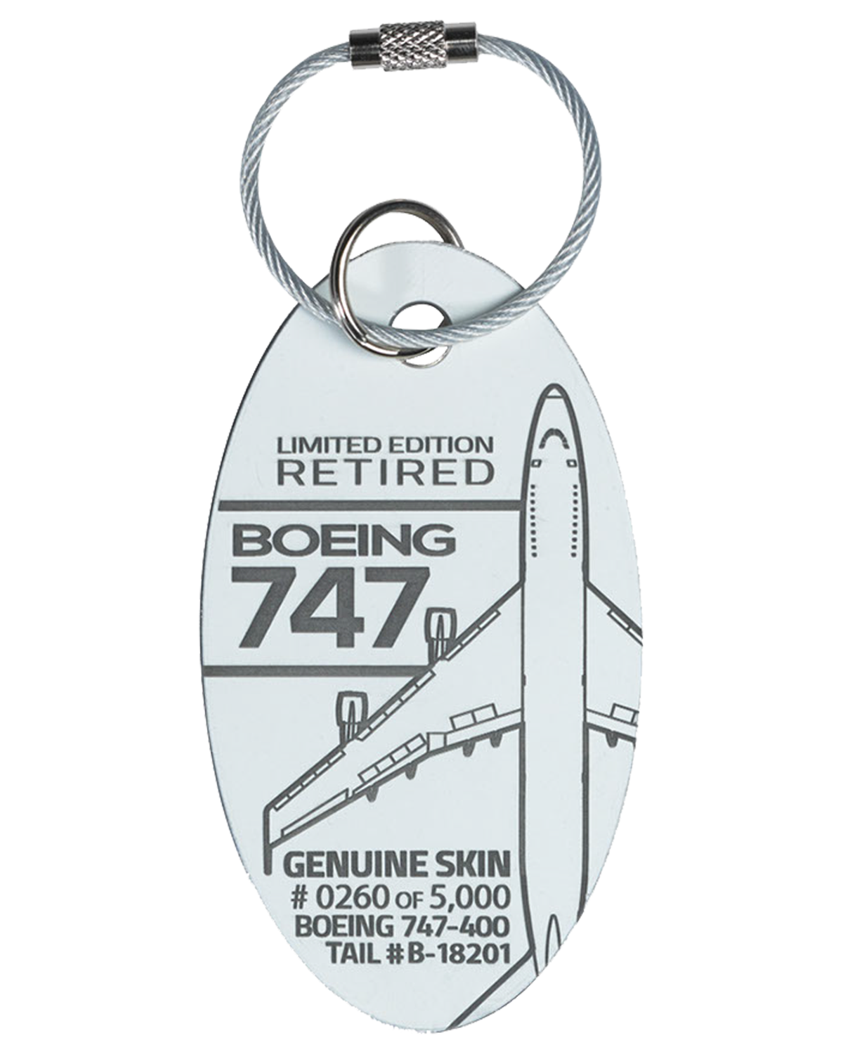 China Airlines Boeing 747-400, Tail #B-18201 | PlaneTags China Airlines Boeing 747-400, Tail #B-18201 | PlaneTags