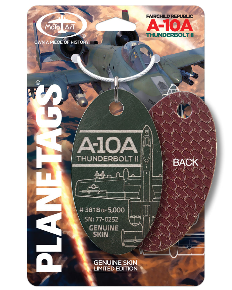 A-10A THUNDERBOLT II 77-0252 – MotoArt PlaneTags