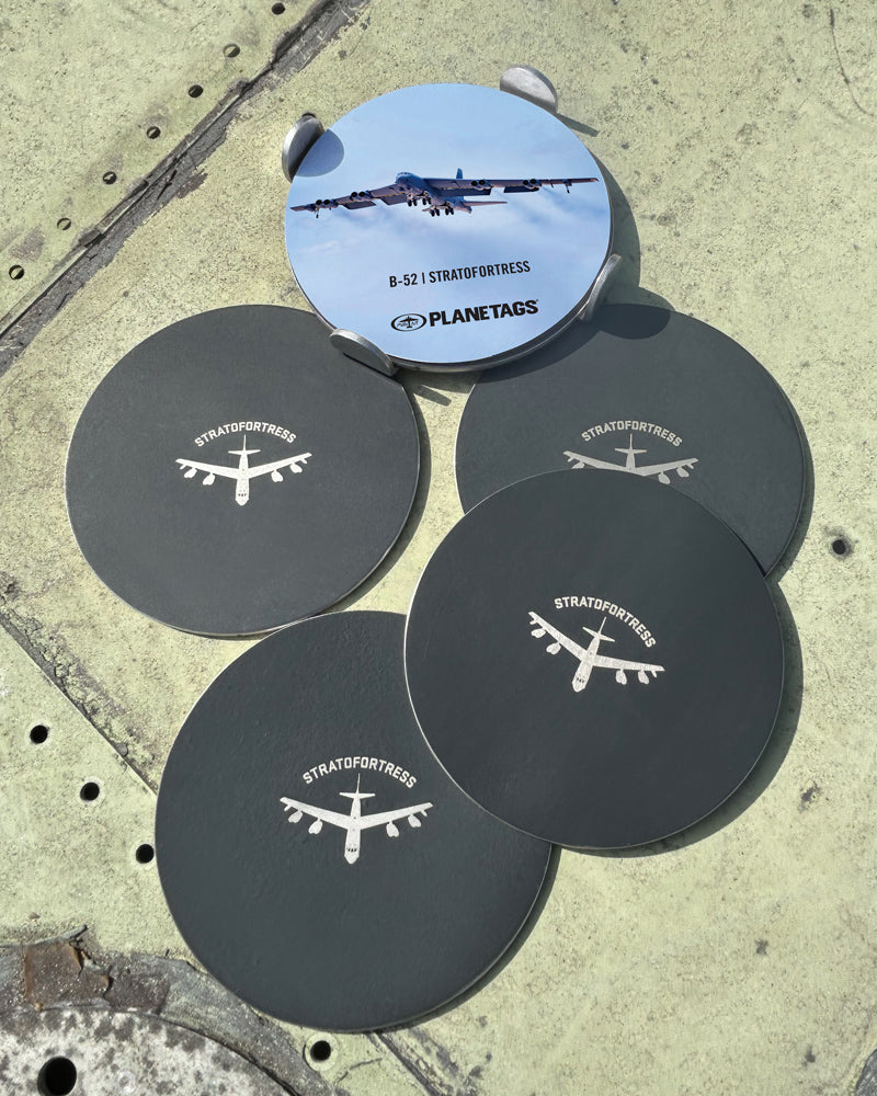 B-52 Stratofortress Coasters – MotoArt PlaneTags