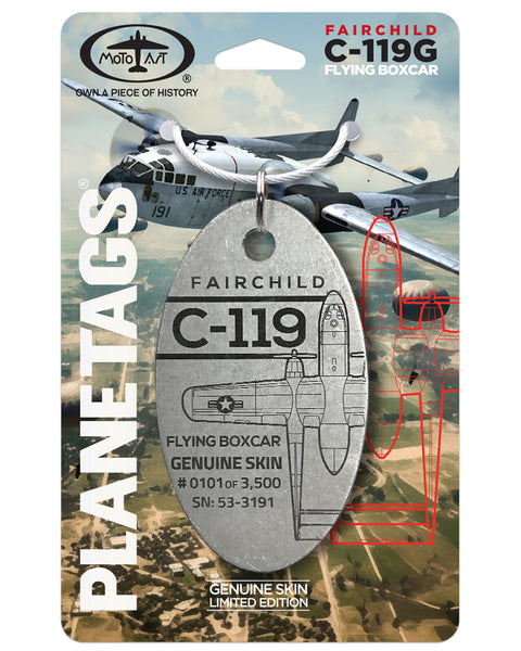 C-119G Flying Boxcar 53-3191 – MotoArt PlaneTags
