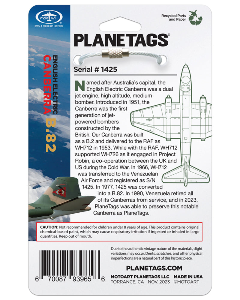 Canberra B.82 1425 - MotoArt PlaneTags