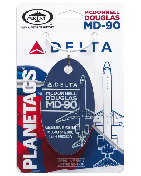 DELTA®- MD-90 プレーンタグ テール # N905DA |航空航空機スキン