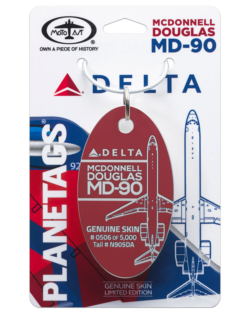 DELTA®- MD-90 プレーンタグ テール # N905DA |航空航空機スキン