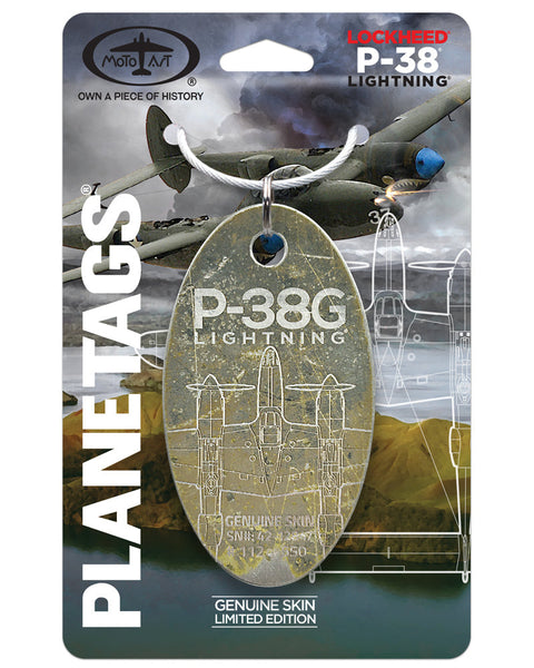 Custom P-38 LIGHTNING 42-12847 - MotoArt PlaneTags