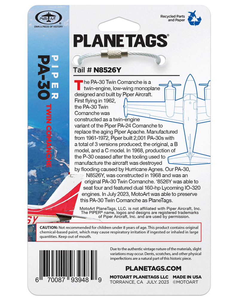 Custom Piper PA30 Comanche MotoArt