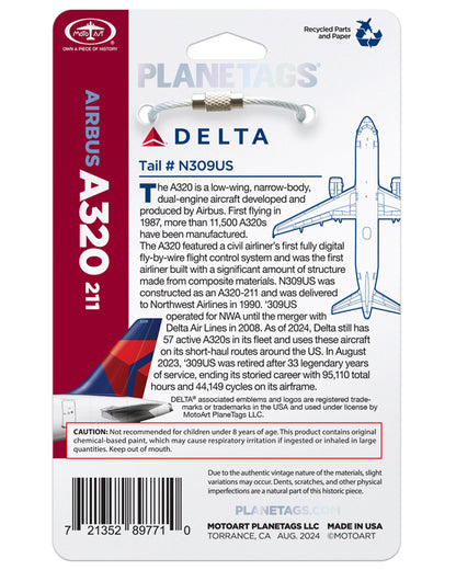 Custom DELTA-A320-N309US