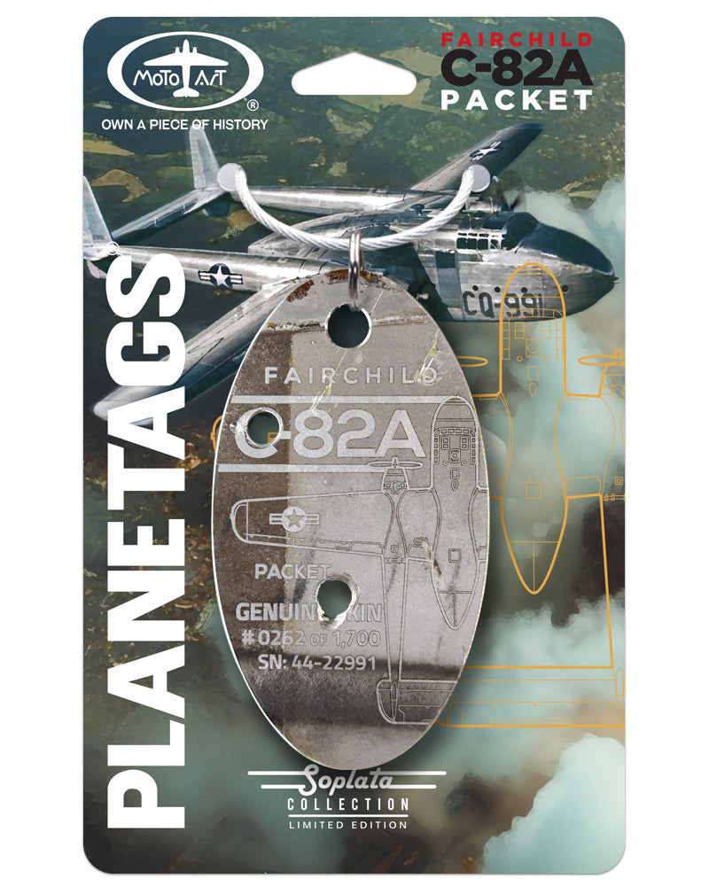 Fairchild C-82 Packet PlaneTags – MotoArt PlaneTags