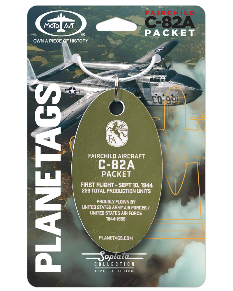 Fairchild C-82 Packet PlaneTags – MotoArt PlaneTags