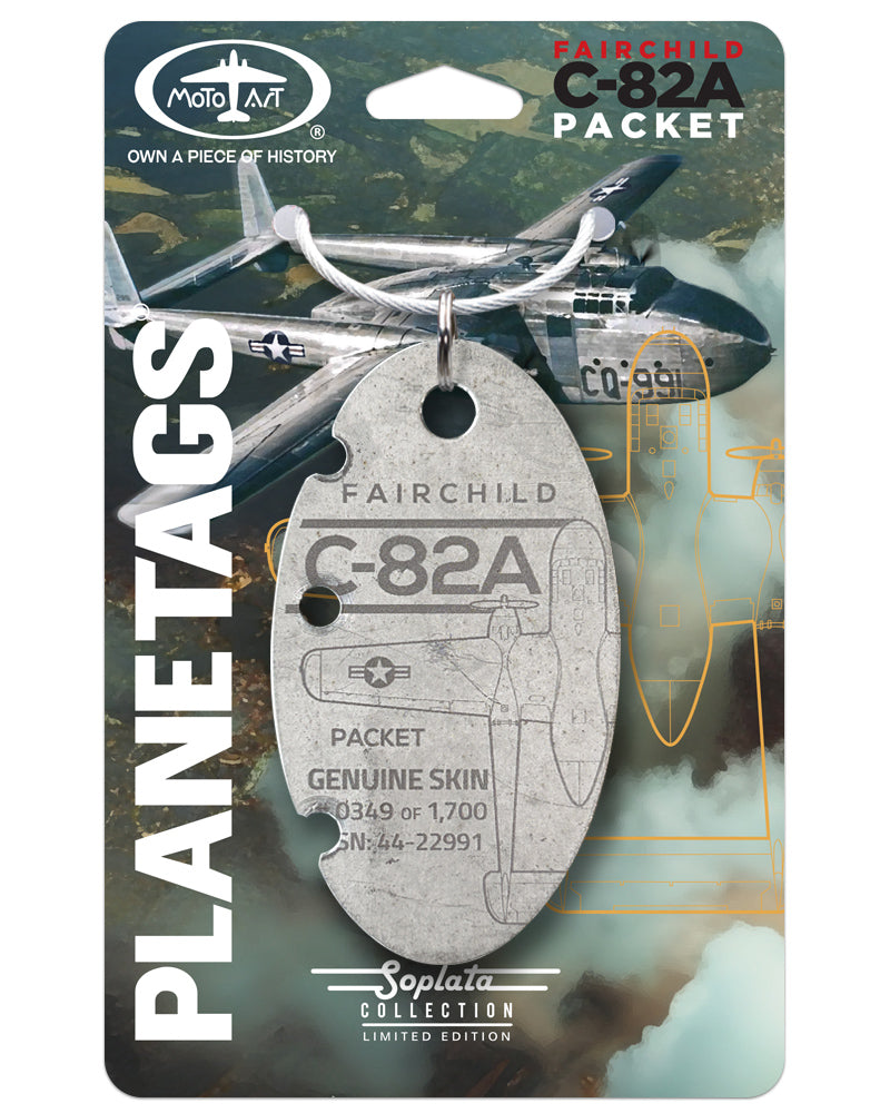 Fairchild C-82 Packet PlaneTags – MotoArt PlaneTags