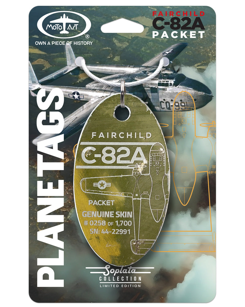Fairchild C-82 Packet PlaneTags – MotoArt PlaneTags