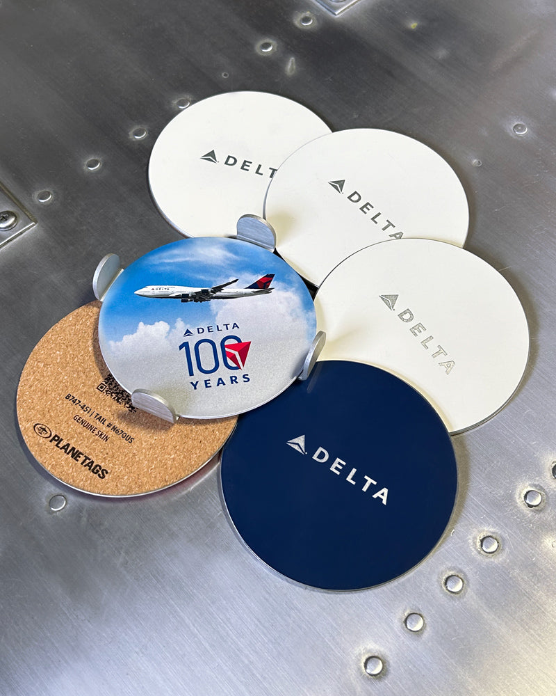 DELTA 100 Years Coaster Set