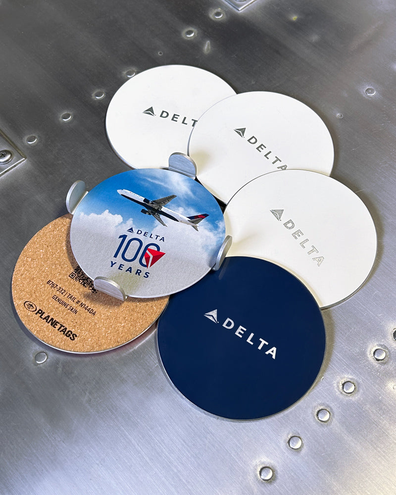 DELTA 100 Years Coaster Set