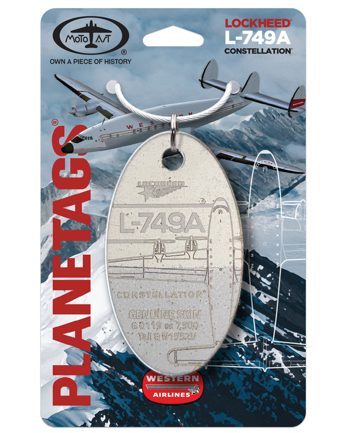 Lockheed® L-749A-N1552V PlaneTags – MotoArt PlaneTags