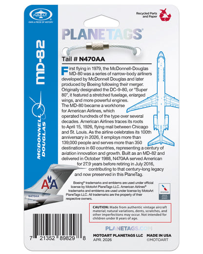Custom American Airlines® MD-82 N470AA