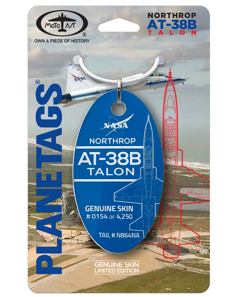 NASA AT-38B Talon PlaneTags | N864NA – MotoArt PlaneTags