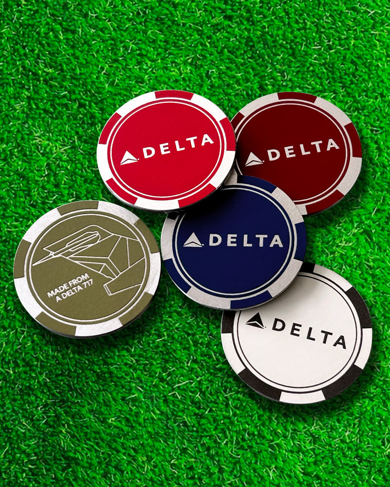 Delta Air Lines 717 Golf Ball Marker – MotoArt PlaneTags