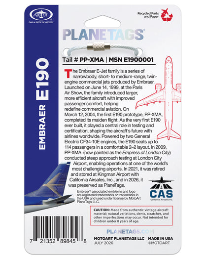 Embraer® E190 PP-XMA