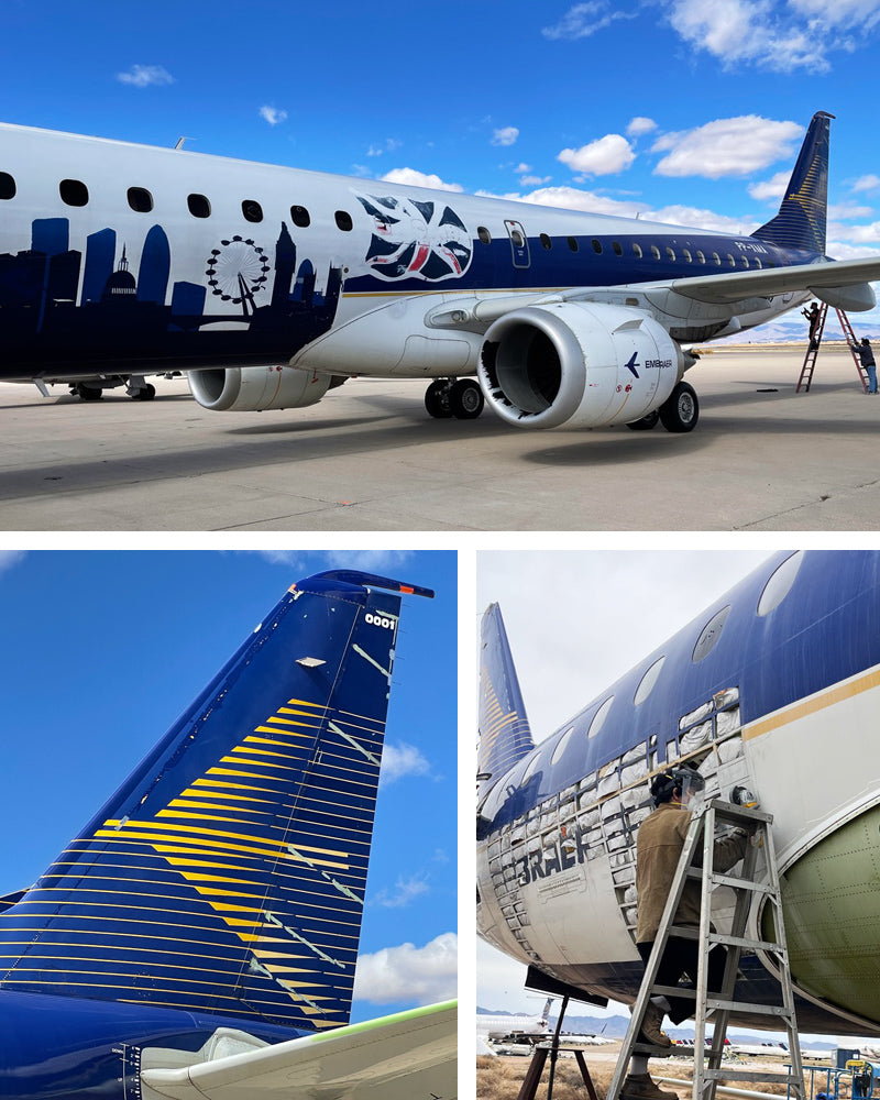 Embraer E190 Prototype PlaneTags | Authentic Aircraft Skin
