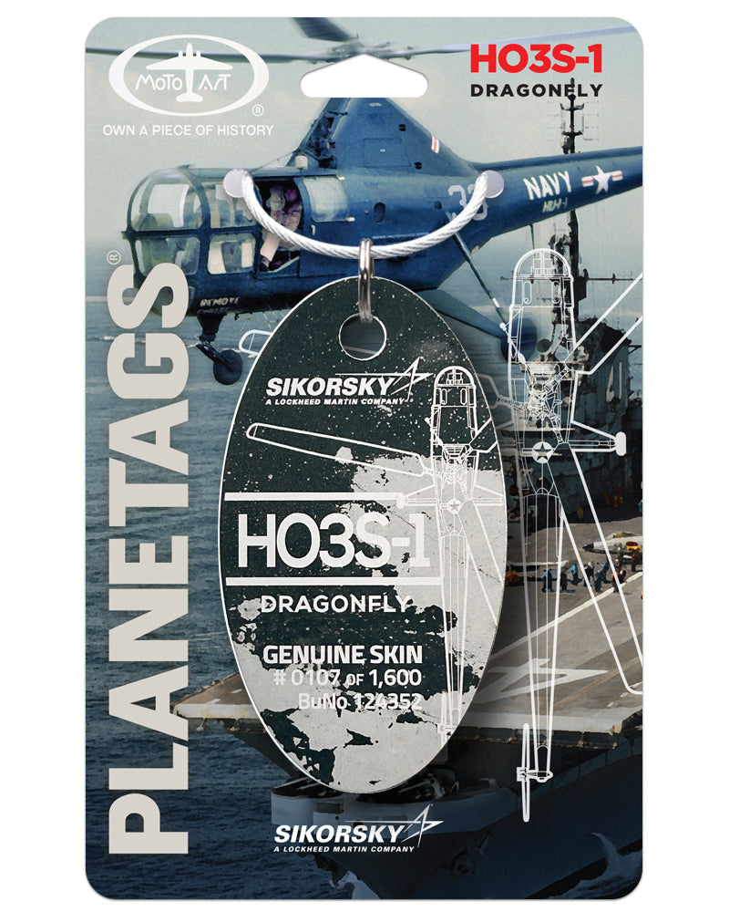 Sikorsky H-5 Dragonfly HO3S-1 PlaneTag | Navy Helicopter BuNo