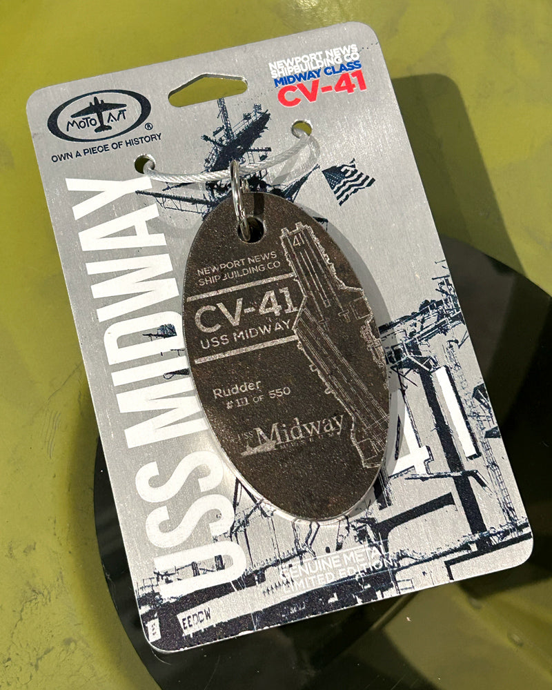 USS MIDWAY-Rudder