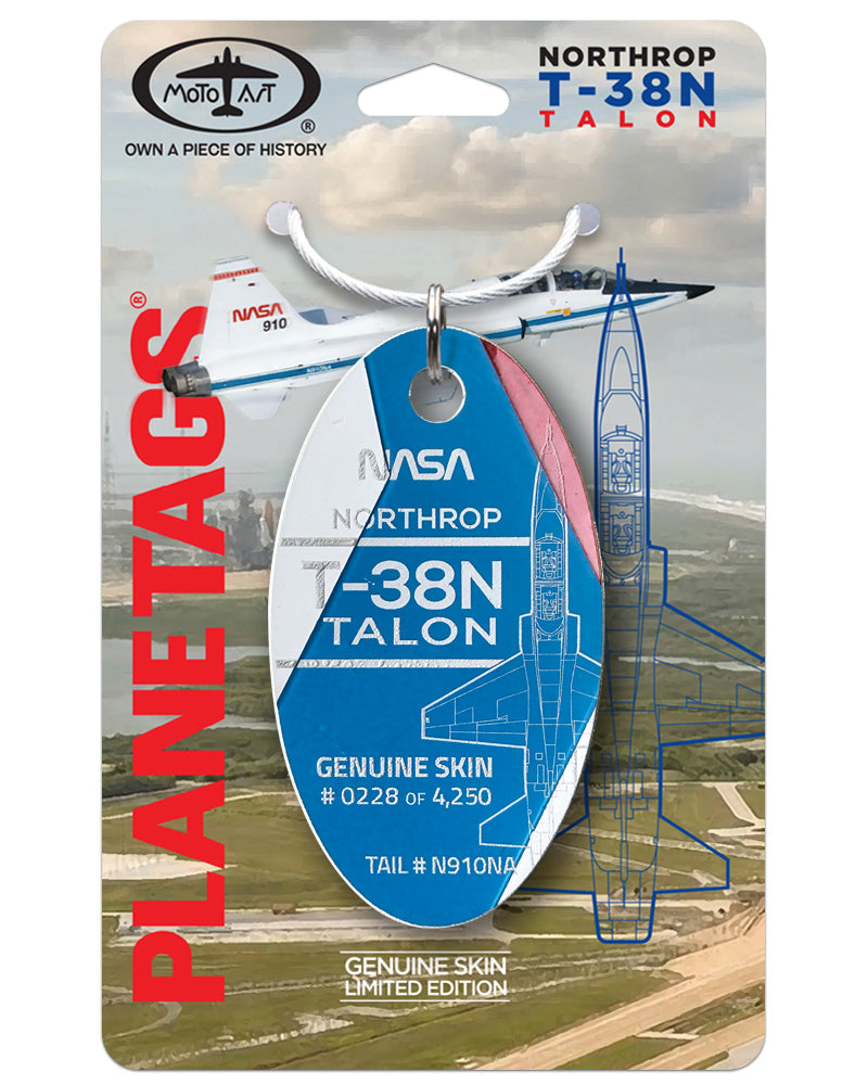 NASA T-38N Talon PlaneTags | N910NA – MotoArt PlaneTags