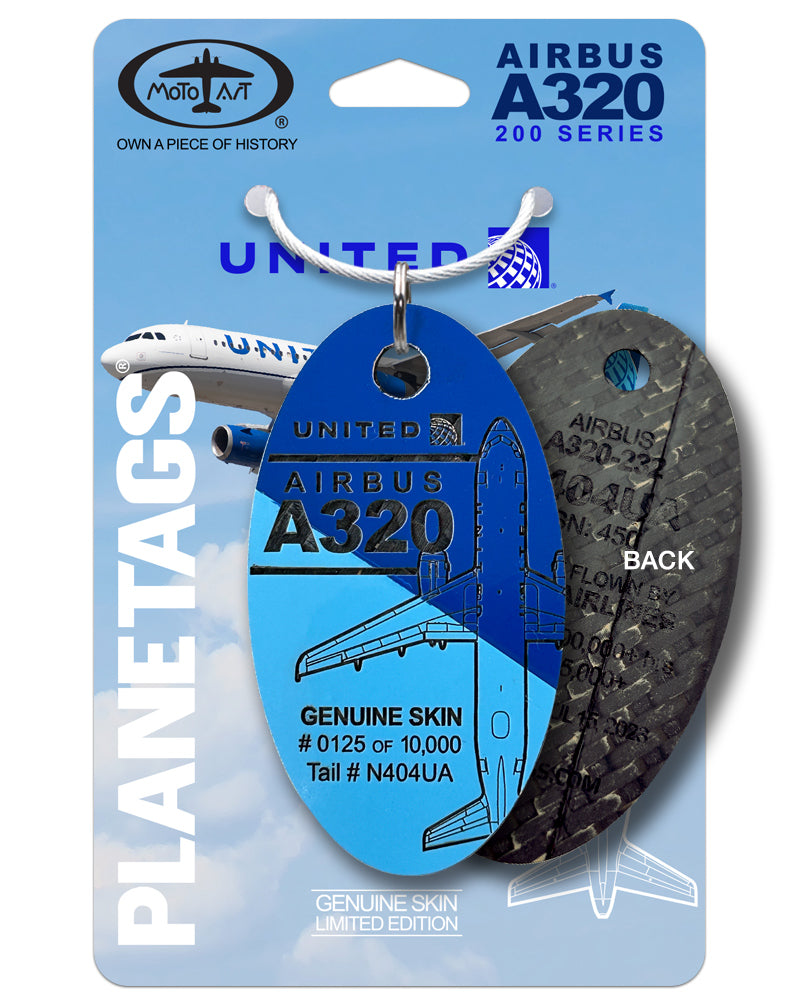 Airbus A320 N404UA PlaneTags | United Airlines® Collectible