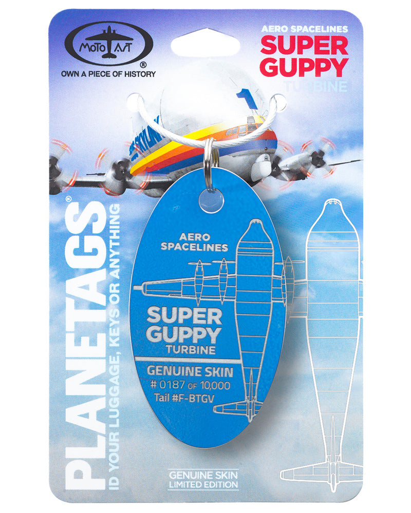 Super Guppy Turbine - PLANETAGS TAIL #F-BTGV