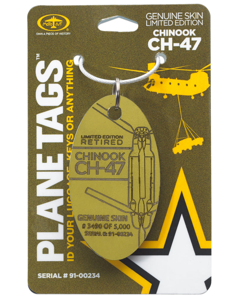CH-47 Chinook Planetag #91-00234 – MotoArt PlaneTags