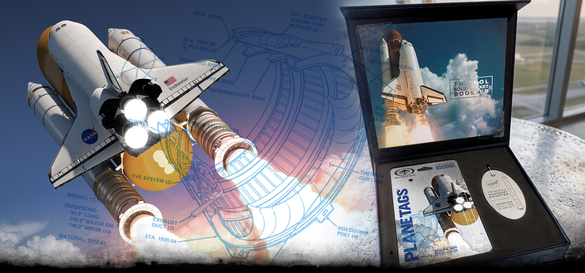 サザン・エア 元日本航空 B747-346 Planetags PlaneTags - 航空の歴史の一部を所有する – MotoArt PlaneTags