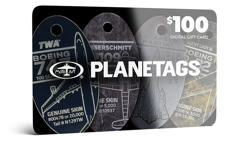 PlaneTags Digital Gift Card