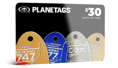 PlaneTags Digital Gift Card